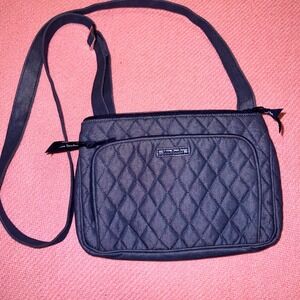Vera Bradley quilted Denim crossbody